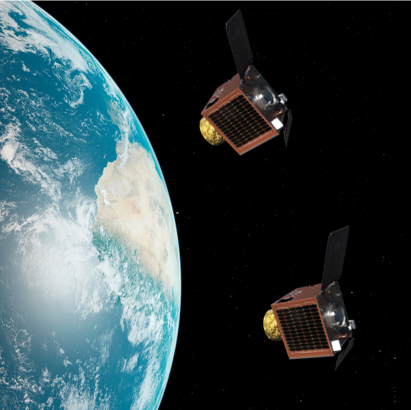 Satellites in space