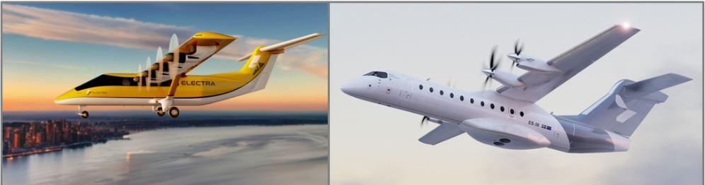 Electra and Heart aircraft
